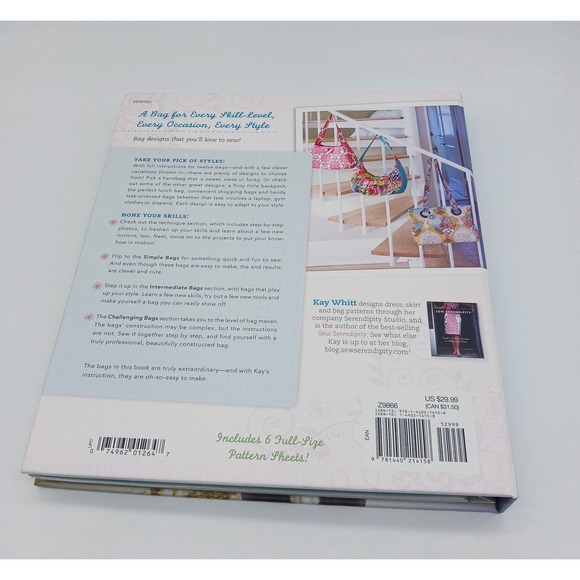 Sew Serendipity Bags How To Book Full Size Patterns By Kay Whitt Pretty Projects - Picture 12 of 12